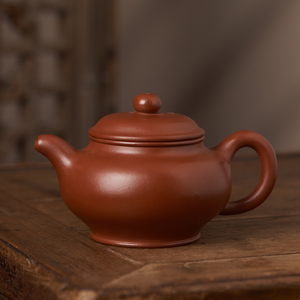 掇只壶320cc原矿大红袍实力派卢兴龙手工制宜兴紫砂壶正品