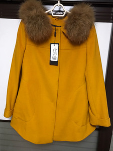 兰开夏卡尔丹羊绒大衣 中长款 全新 未穿过 商场专柜自购 吊