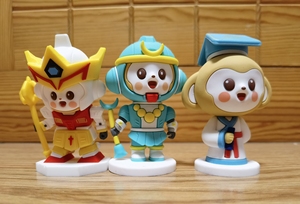 学而思网校数学编程爱豆小猴子公仔摆件手办q版钥匙扣挂件若来林