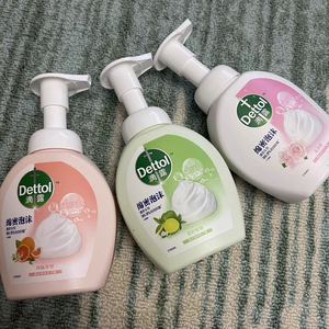 dettol/滴露玻尿酸慕斯泡沫型洗手液250ml花香青柠西