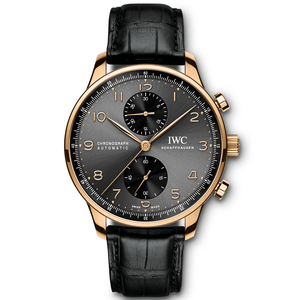 5新]iwc万国葡萄牙自动机械手表男表18k玫瑰金计时iw371482