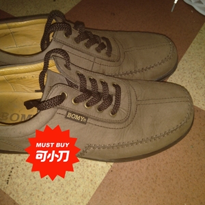 bomy意大利宝威男士休闲皮鞋,7码半40～41的,皮质柔软