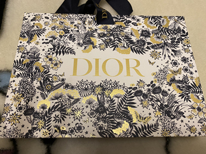 dior迪奥圣诞节限定唇膏蝴蝶结礼袋手提袋