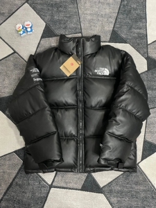 北面北脸the north face,pu皮面棉服,羽绒棉