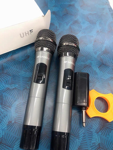 全新 山水万能无线话筒一拖二u段带接收器调频舞台专业家用kt