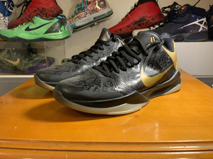 nike kobe5 zk5 黑金大舞台 科比总决赛战靴
