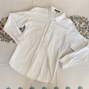 康博白衬衫商务休闲正装打底男士