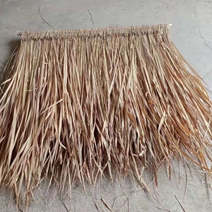 天然茅草屋顶户外房顶隔热仿古装饰门头草棚凉亭毛草片仿真稻草瓦