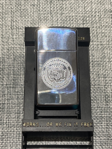 zippo 88年窄机 纯铜镀铬夏威夷皇宫,完美品相,带原盒