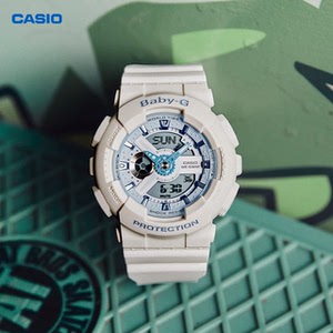 卡西欧手表蓝白