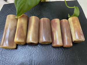 鸵鸟骨手把件,血料