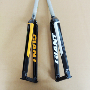 捷安特700c公路自行车碳纤维前叉,直管铝合金上管,c刹硬叉