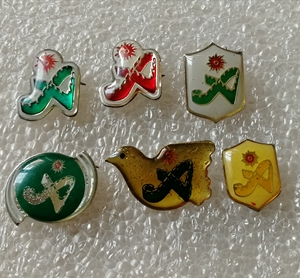 北京亚运会会徽纪念章一组,实物拍照,品相如图,不单卖