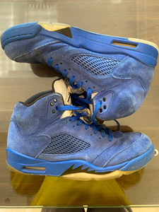 耐克aj5 蓝麂皮