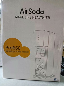 全新Airsoda气泡水机苏打水气泡机家用便携式自制作机碳酸