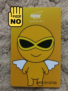 陕西安康万达广场《大玩家游乐场》会员卡(内有901元游戏币)