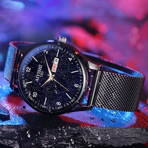 瑞士正品全自动机械手表男士韩版潮流炫酷星空夜光日历防水休闲表