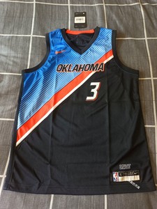 全新带吊牌 俄克拉荷马雷霆队 克里斯 保罗 青年版 sw球衣