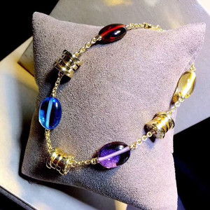 宝格丽彩宝手链