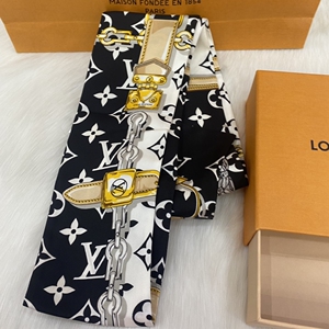 lv twilly 丝巾 全新 宽版 窄版 黑白都有