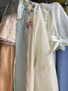 汉尚华莲改良汉服女栀音浪漫飘逸宋制三件套刺绣褙子宋裤. 原版