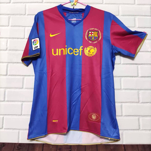 0708赛季巴萨梅西19号球衣小罗10号球衣