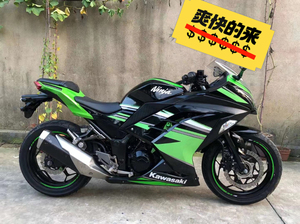 小忍者跑车200cc到400cc!电喷川崎小忍者款跑车.标题