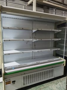 凯雪品牌一台两米一体机风幕柜 保鲜柜
