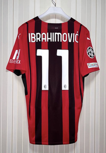 2122ac米兰主场球员版球衣  伊布拉希莫维奇