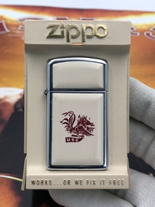 1979年 白雅士纤巧机usc zippo 打火机