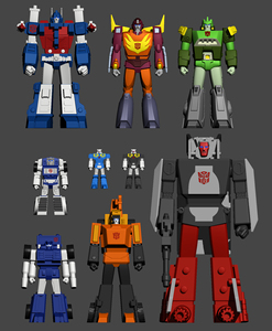 变形金刚 g1 超小通天晓 补天士 弹簧 博派第四波