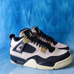 5码 aj4 大理石花纹 黑粉金扣 无原盒