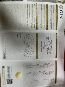 六福珠宝,1克拉钻戒,9.5新吧最少,没怎么带过,证书都齐