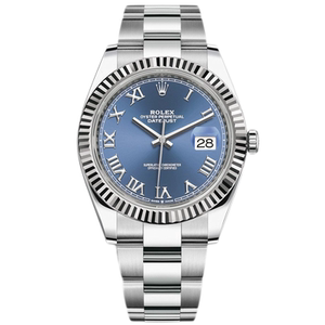 特价捡漏rolex/劳力士日志系列126334间白金蓝面自动机械男士手表