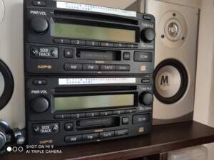 丰田车载cd磁带机,原装的提新车就拆下来的,全新,全新,6碟