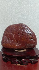 00内蒙古原生态淘宝呼伦贝尔俏色七彩玉蛋白石鸡肝石雕刻原石手把件