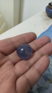 嫩江蓝宝大杨树蓝玛瑙原石地表料俏色珠子配珠20#,闲置物品看