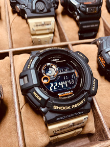 卡西欧gw9300dc 沙漠迷彩泥人 产量极低全网孤品,状态