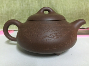 陈旭凤全手工紫砂壶茶壶 石瓢,珍品转让