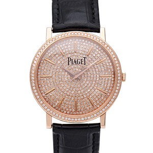 5新]伯爵altipano系列满钻后镶钻手动机械手表男表