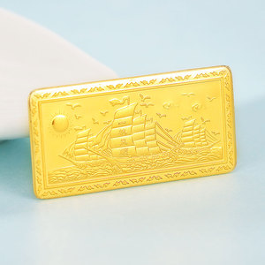 吉盟珠宝 黄金足金au999投资金金条10g金砖投资送礼收藏随机发货