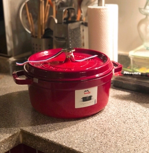 【不正包退】双立人staub圆形24cm珐琅锅铸铁锅炒锅锅具