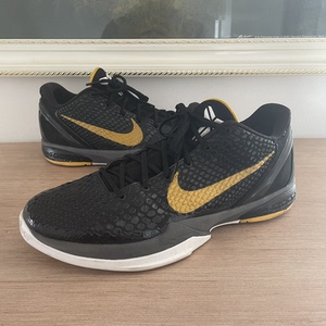 nike耐克科比6正代kobe6黑黄46码