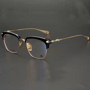 【59.9包邮】网红克罗新潮百搭眼镜架薛之谦同款眼镜框男半框