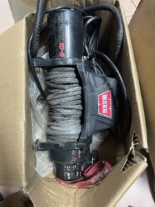 还原不玩了,出一套进口warn沃恩白金版9000磅绞盘,使用