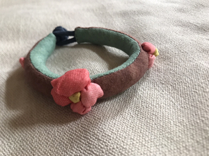 布艺手环!手染布,纯棉布!手工,布艺!