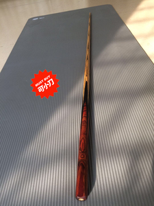 台球杆,斯诺克杆.定制手工杆,黑檀底木77可可菠萝木四插(关联