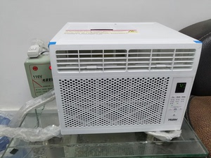 进口海尔窗式空调 单冷1匹窗机空调 一体机移动窗口式无外机空