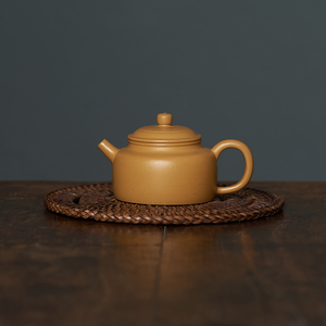 小德钟壶70ml助工高群手工制黄金朱泥宜兴紫砂壶超小容量茶壶