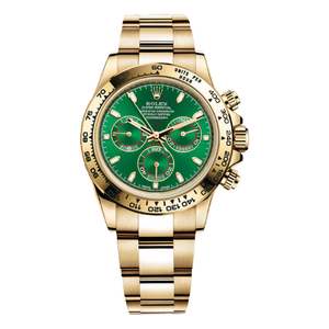 【定金找表,私自拍下无效】正品劳力士迪通拿m116508-0013绿金迪